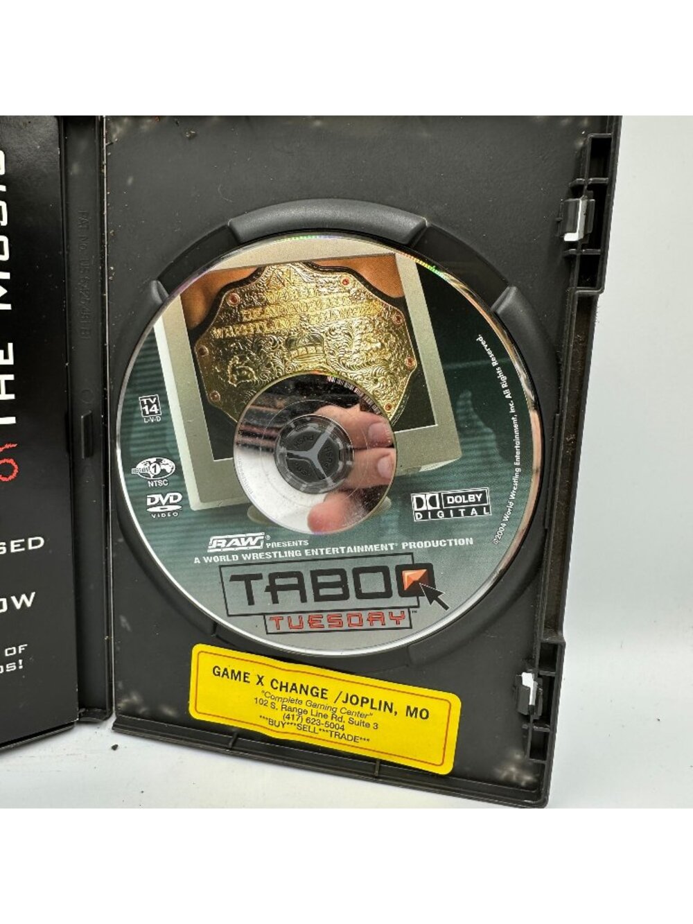 WWE Taboo Tuesday 2004 Rated TV14 A World Wrestling Entertainment Production DVD